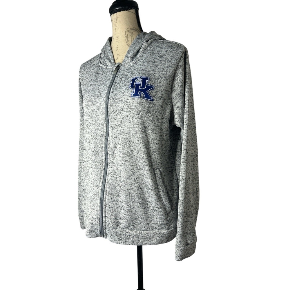 University Of Kentucky Uk Women's‎ Heat, Gray Full Zip Up Jacket Antigua L